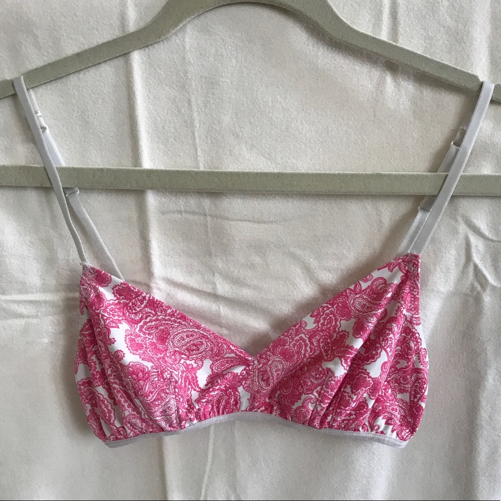 Pink Paisley Bra